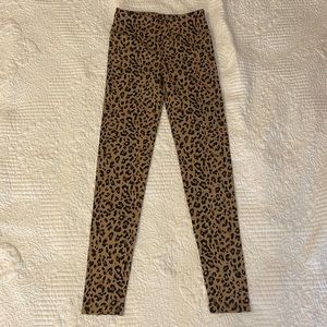 J. Crew Cheetah Print High Waisted Leggings XXS